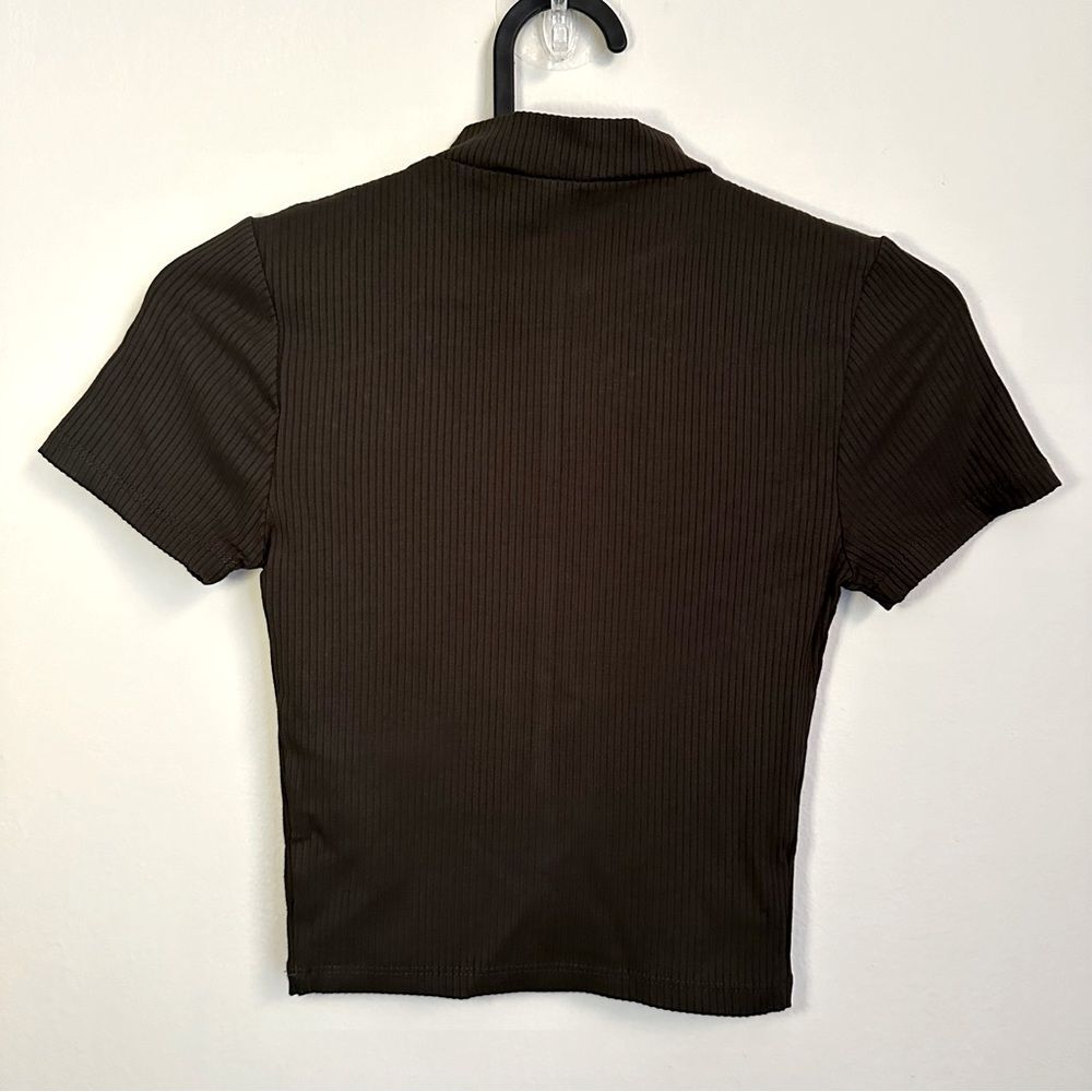NWT Naked Wardrobe Womens Snatched To The T Crop Top - Picture 3 of 8